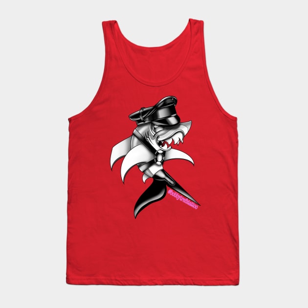 Leather Daddy Shark Tank Top by Bobby Trefz